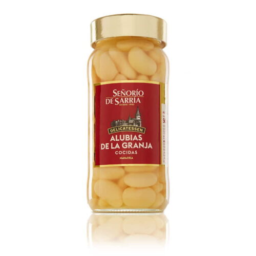 Judiones de la granja cocidos - Alubias - Señorío de Sarría Delicatessen